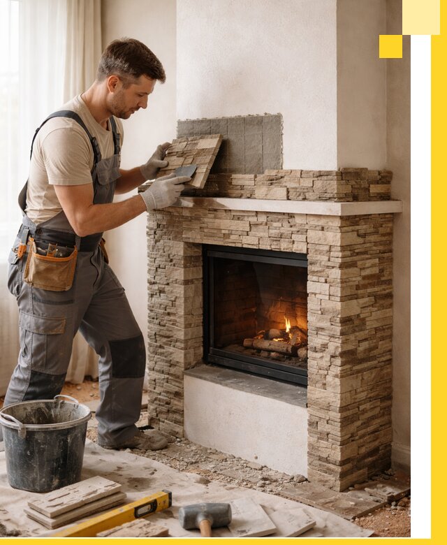 Изготовление и монтаж каминов для дома под ключ в Переславле-Залесском