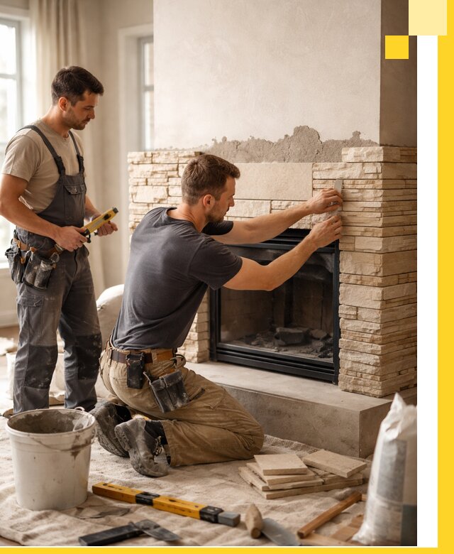 Установка и монтаж каминов для загородного дома в Переславле-Залесском