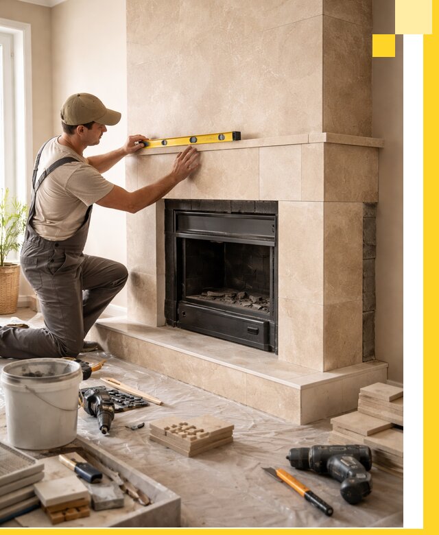 Установка и монтаж каминов в частном доме под ключ в Переславле-Залесском