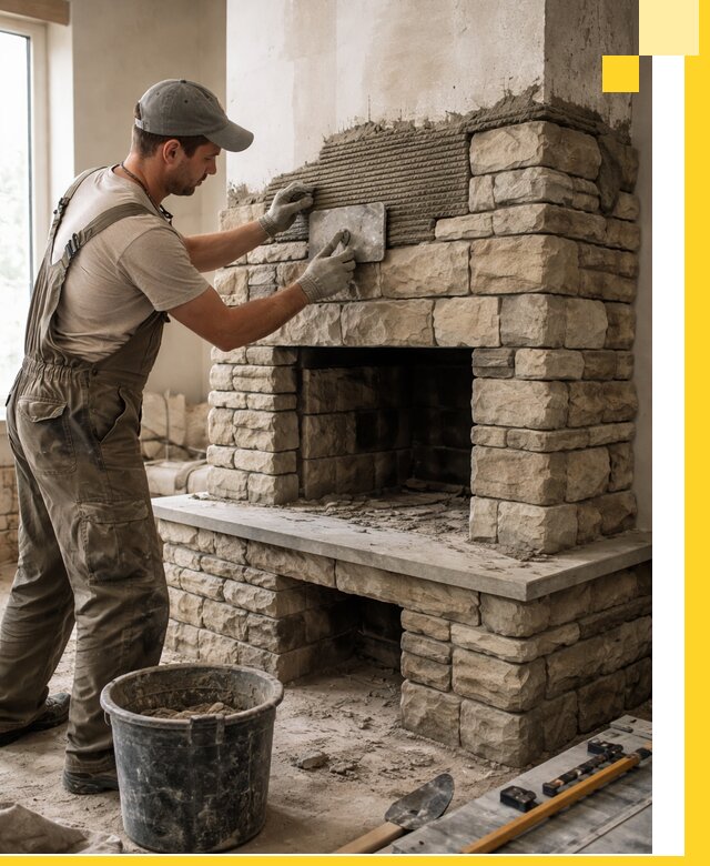 Строительство каминов под ключ в Переславле-Залесском от проектирования до монтажа