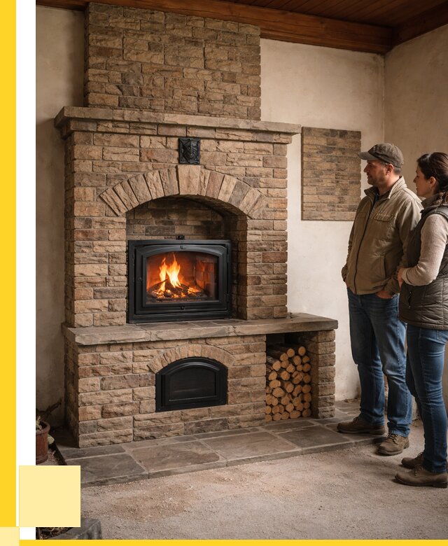 Кирпичная печь под ключ в Переславле-Залесском от 155685 р. | ЭриданПрс