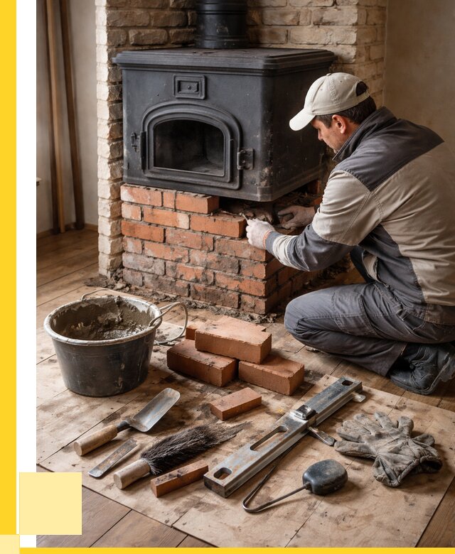 Ремонт печей в Переславле-Залесском от 12455 р., услуги печника ЭриданПрс
