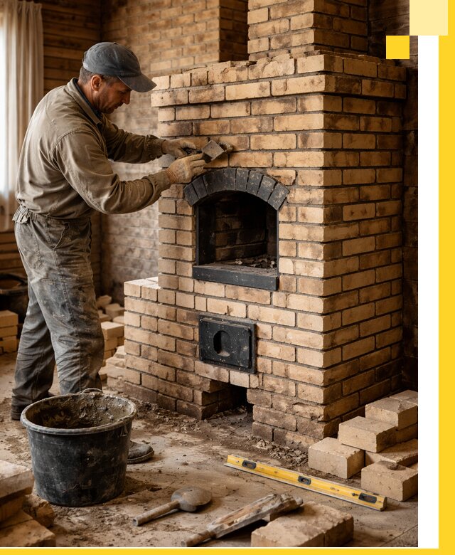 Кирпичные печи под ключ в Переславле-Залесском: проектирование и кладка