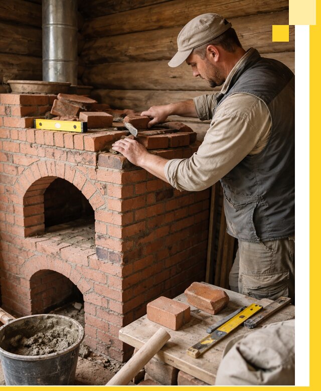 Изготовление и установка русских печей в Переславле-Залесском под ключ