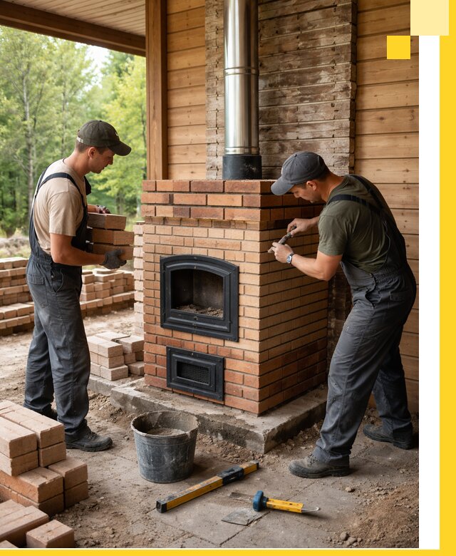 Производство и установка дачных печей под ключ в Переславле-Залесском