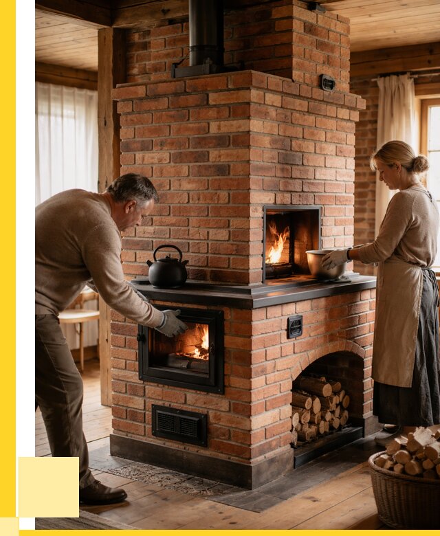 Печи для загородного дома под ключ в Переславле-Залесском от 83032 р. | ЭриданПрс