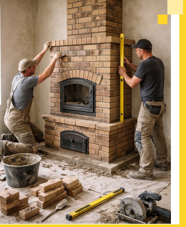 Продажа и установка печей и каминов для дома под ключ в Переславле-Залесском