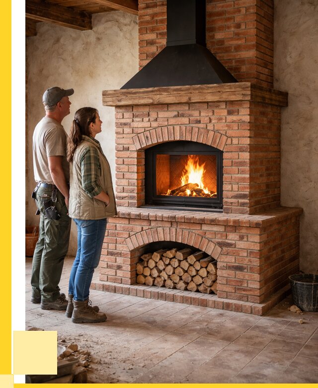 Печи камины из кирпича в Переславле-Залесском от 124548 р. | ЭриданПрс