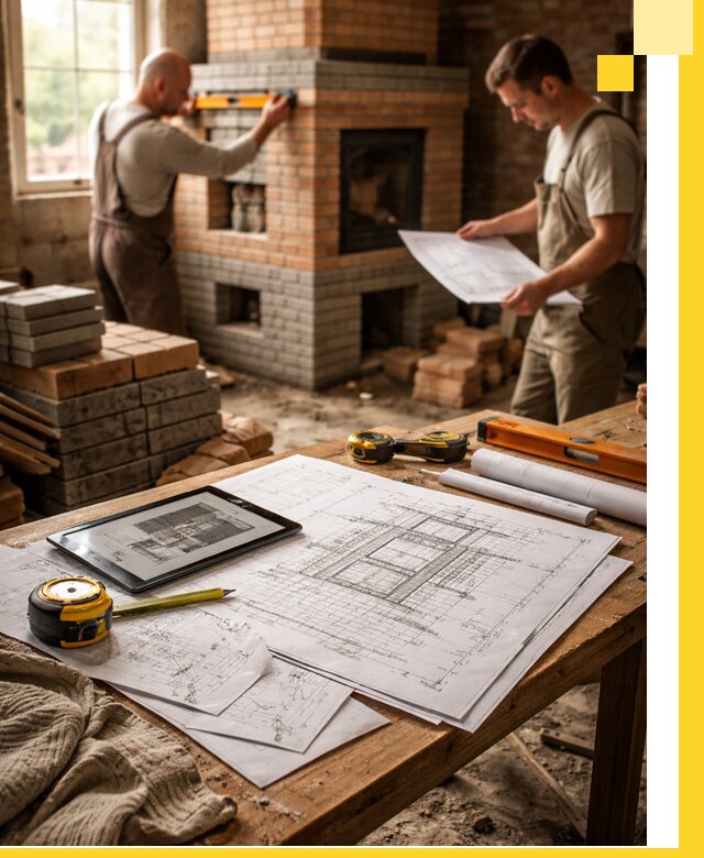 Проекты печей и каминов с индивидуальным дизайном в Переславле-Залесском