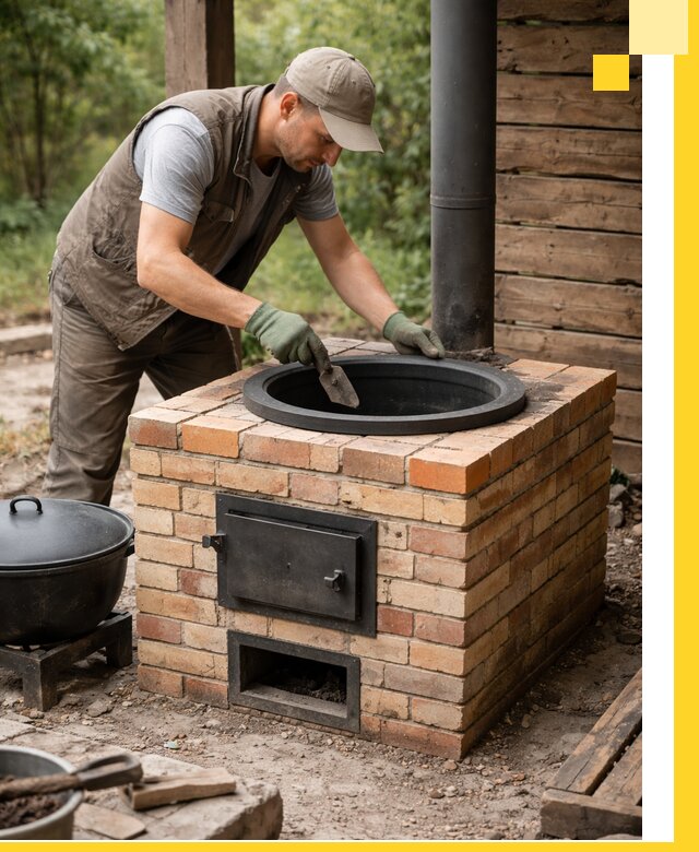 Изготовление и установка печей для казана в Переславле-Залесском под ключ