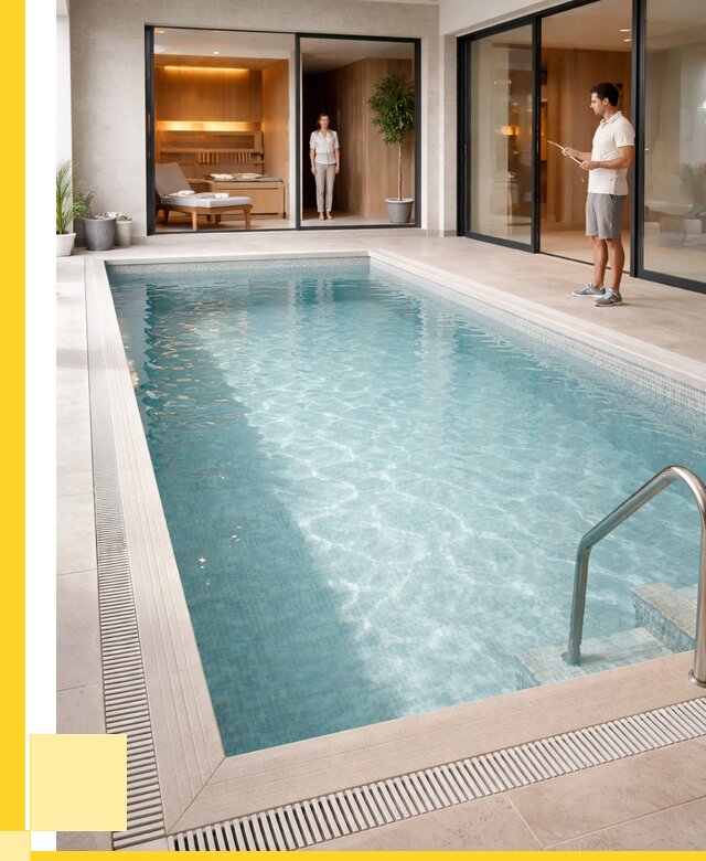 Отделка бассейна пленкой ПВХ в Переславле-Залесском от 3633 р. - ЭриданПрс