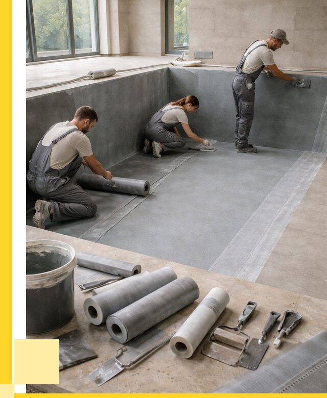 Гидроизоляция бассейнов в Переславле-Залесском от 2076 р., ЭриданПрс