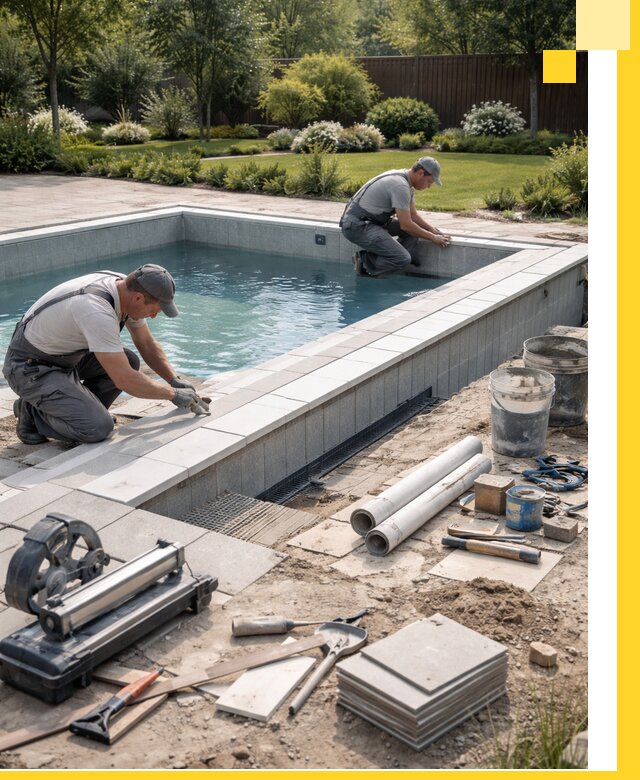 Строительство открытых бассейнов под ключ в Переславле-Залесском профессионально