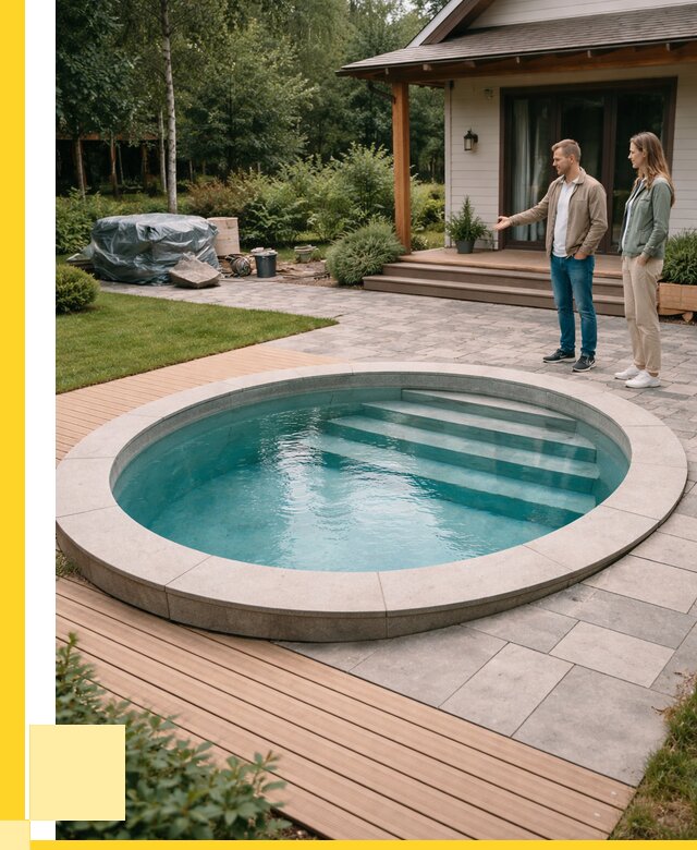 Бассейн на даче под ключ в Переславле-Залесском от 207580 р., ЭриданПрс