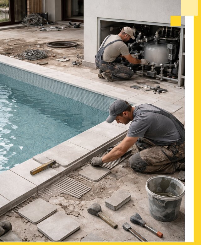 Строительство и монтаж бассейнов в коттедже в Переславле-Залесском