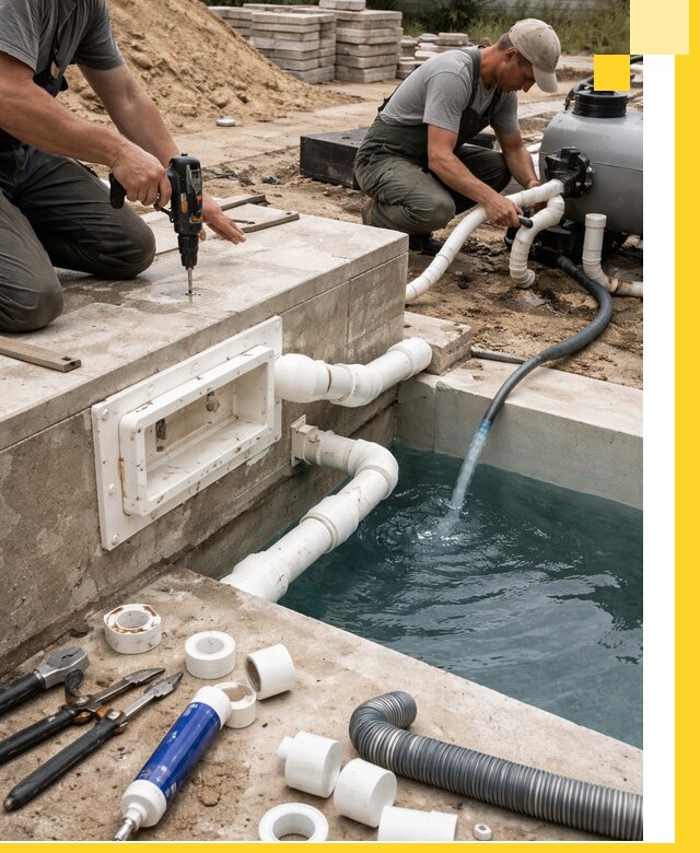 Строительство скиммерных бассейнов под ключ в Переславле-Залесском