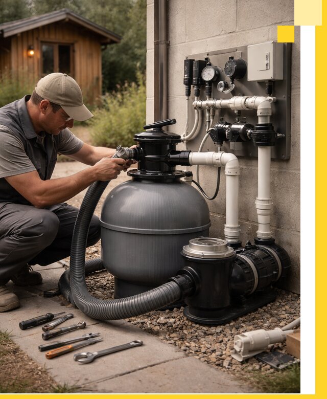 Продажа и монтаж фильтров и насосов для бассейнов в Переславле-Залесском