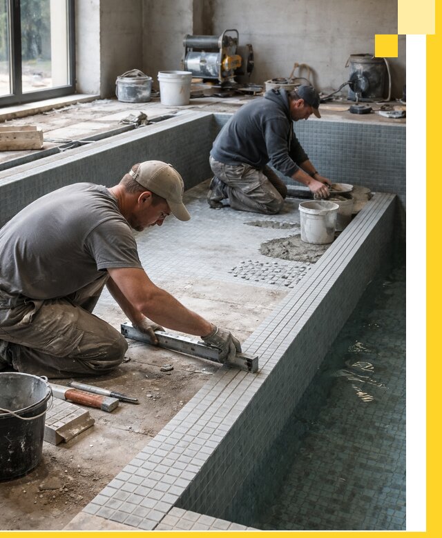 Строительство бассейна в частном доме в Переславле-Залесском под ключ