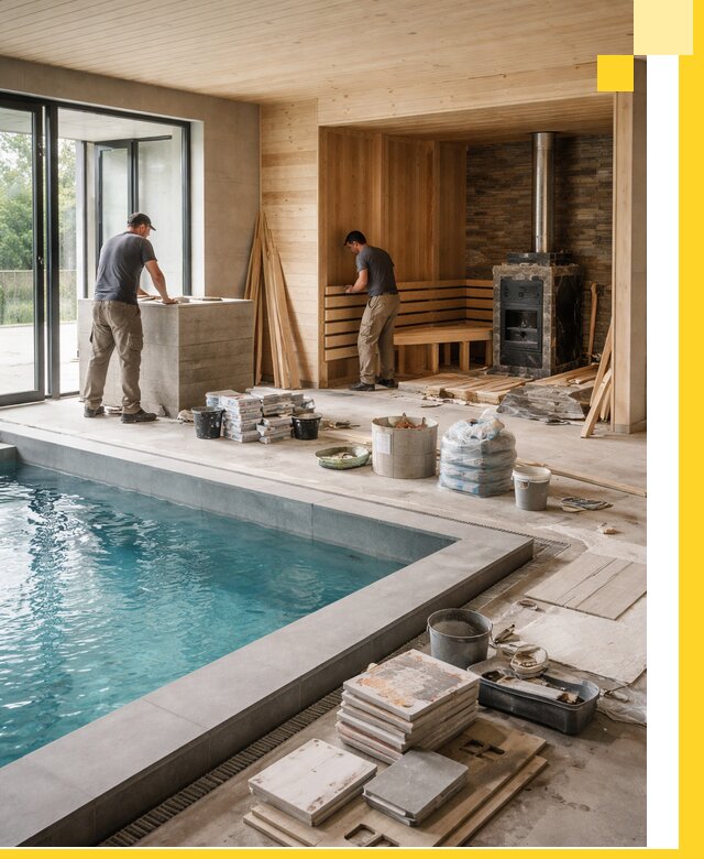 Проектирование и строительство бань с бассейном в Переславле-Залесском