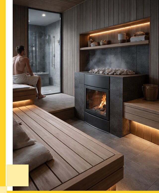 Проект сауны в частном доме в Переславле-Залесском от 36327 р. | ЭриданПрс