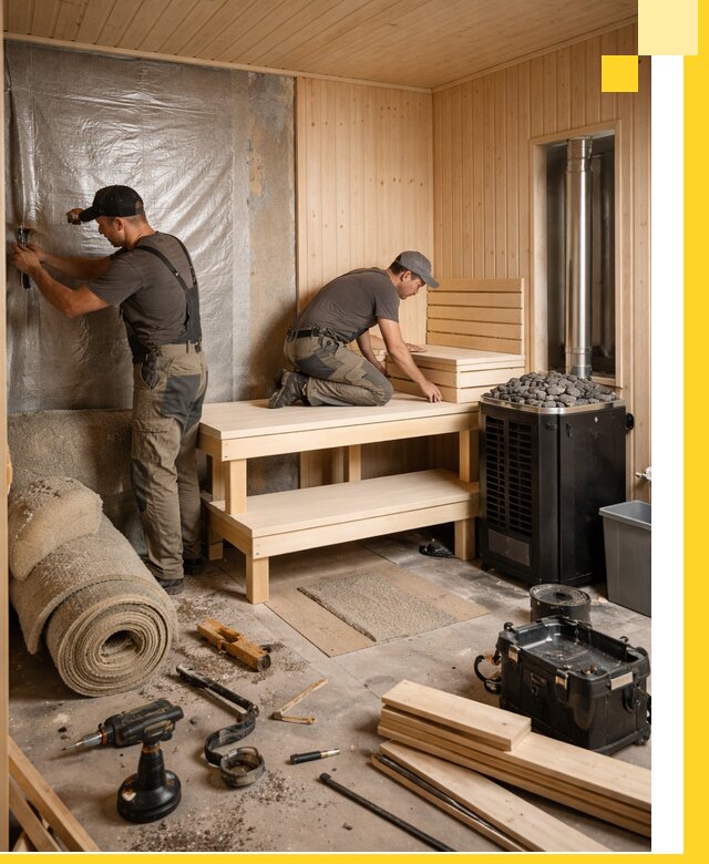 Проекты саун под ключ в Переславле-Залесском дизайн и строительство