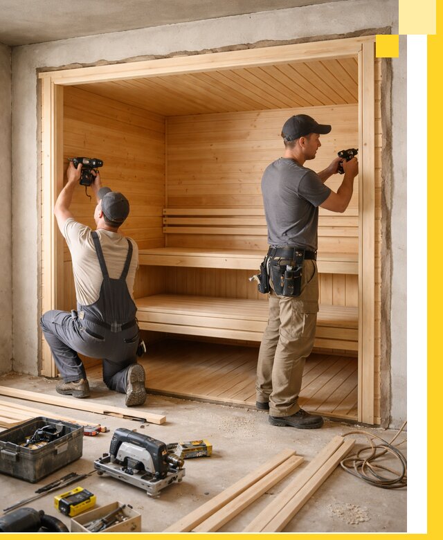 Монтаж саун под ключ в Переславле-Залесском — проектирование и установка