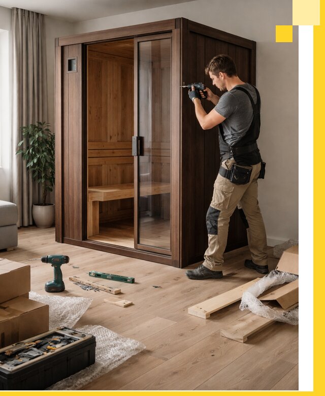 Установка и производство мини саун под ключ в Переславле-Залесском