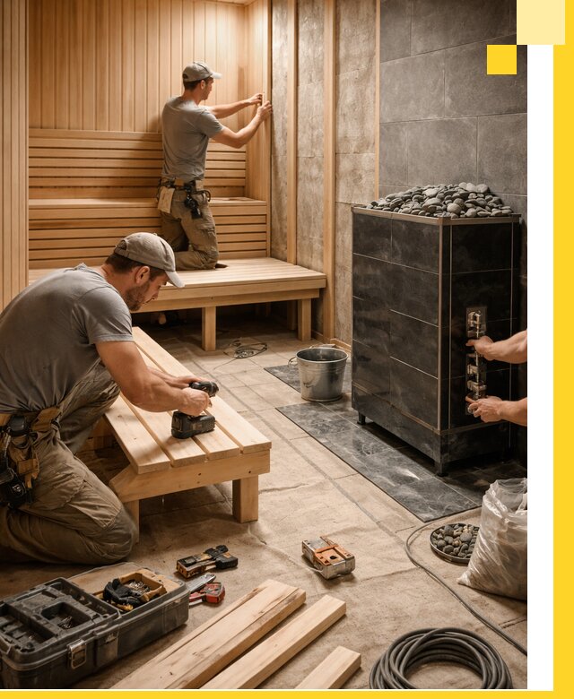 Дизайн и строительство интерьерных саун под ключ в Переславле-Залесском