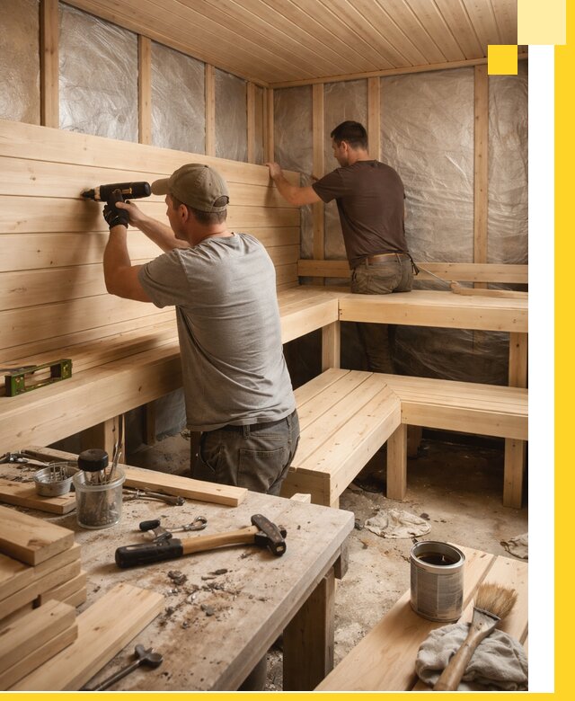 Профессиональная отделка бань и саун под ключ в Переславле-Залесском