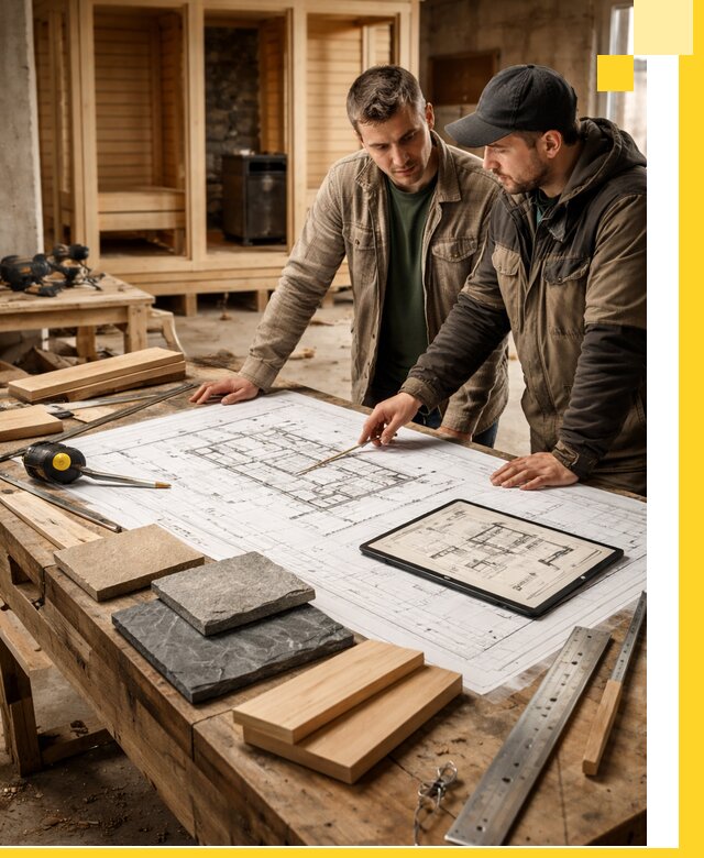 Проекты бань под ключ и планы строительства в Переславле-Залесском