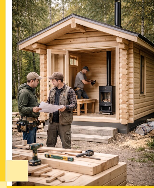 Монтаж бань под ключ в Переславле-Залесском — от 207580 р. | ЭриданПрс