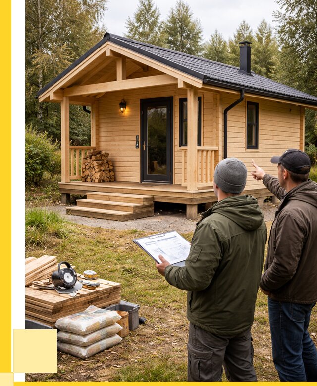 Каркасные бани под ключ в Переславле-Залесском от 311370 р. | ЭриданПрс