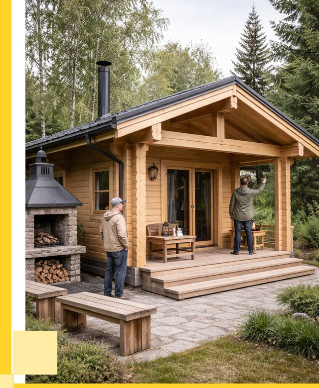 Деревянные бани под ключ в Переславле-Залесском от 467055 р. | ЭриданПрс