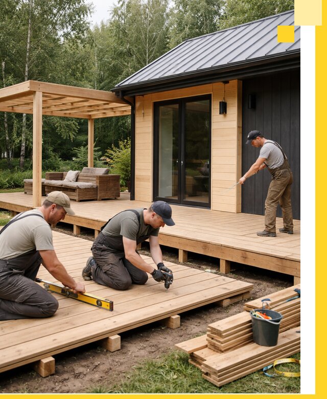 Строительство бань с террасой и бассейном под ключ в Переславле-Залесском