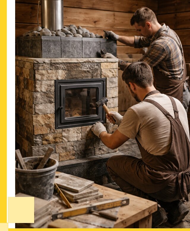 Облицовка банной печи в Переславле-Залесском от 15569 р. | ЭриданПрс