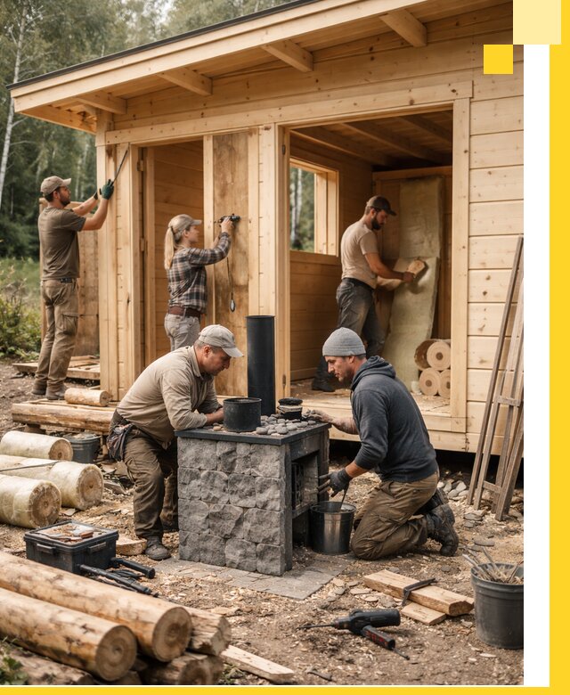 Купить баню под ключ в Переславле-Залесском строительство монтаж отделка