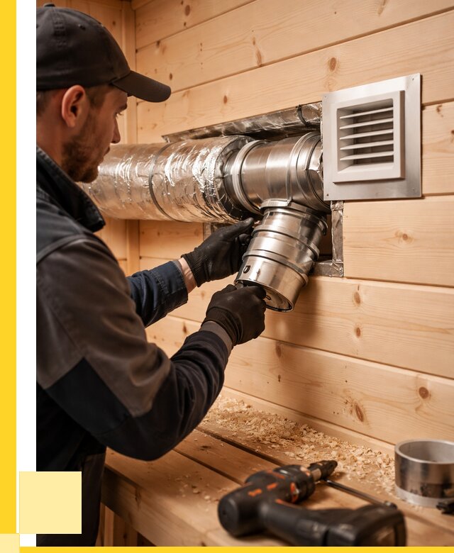 Монтаж вентиляции бани в Переславле-Залесском от 12455 р. | ЭриданПрс