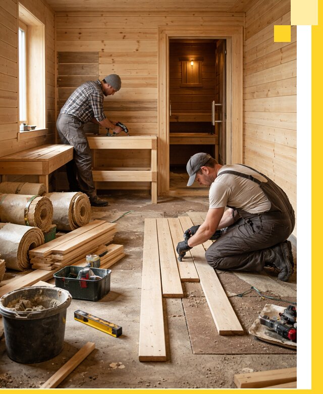 Индивидуальный проект бани с комнатой отдыха под ключ в Переславле-Залесском