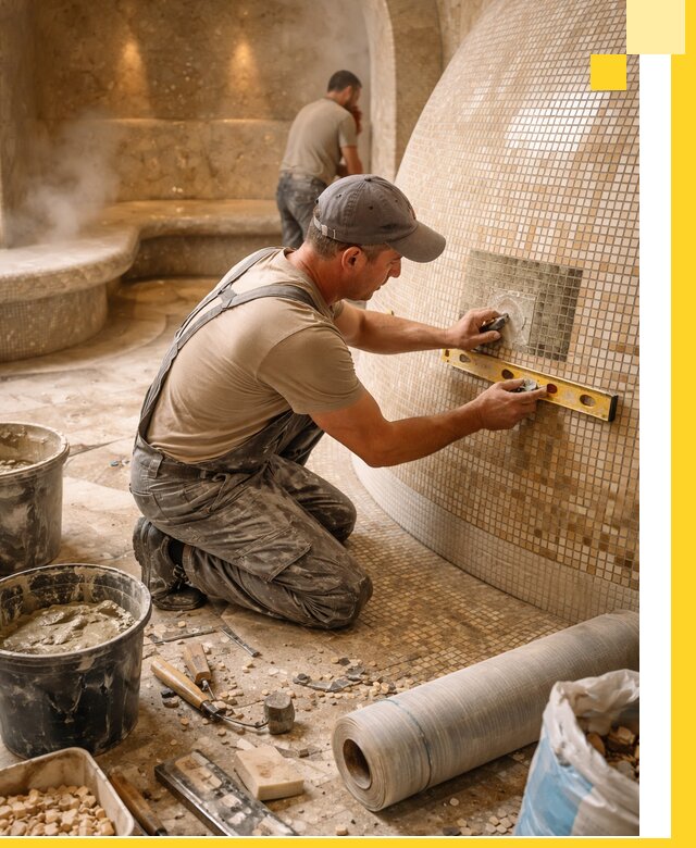 Хамам под ключ в Переславле-Залесском: проектирование, строительство, отделка