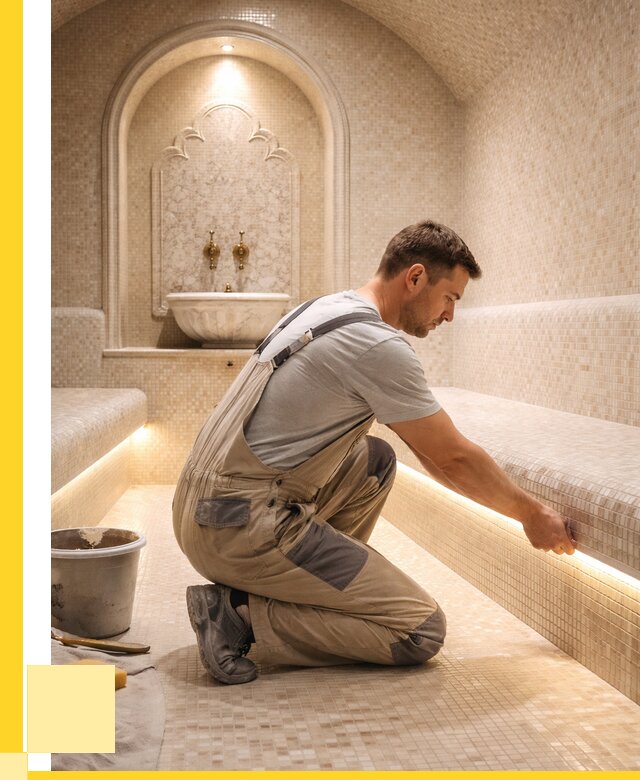 Отделка хамамов под ключ в Переславле-Залесском от 5708 р. | ЭриданПрс