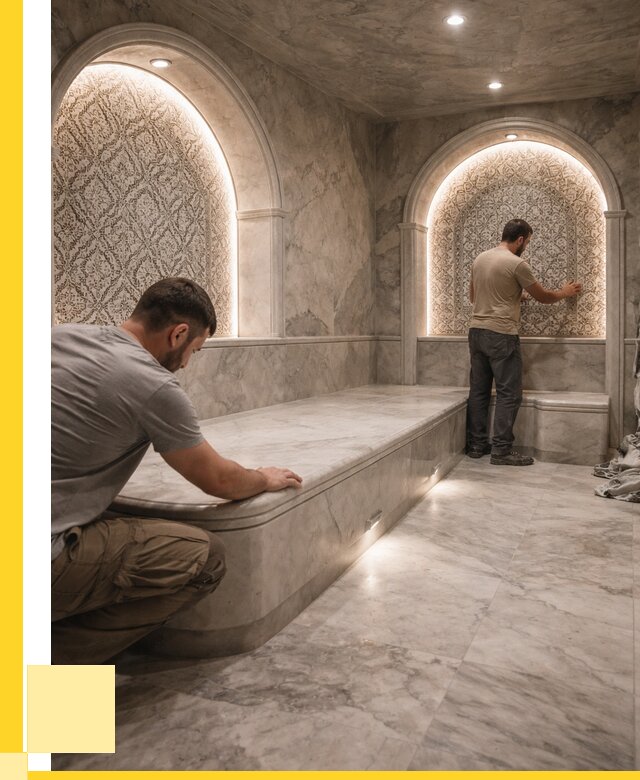 Турецкие бани под ключ в Переславле-Залесском от 259475 р. | ЭриданПрс