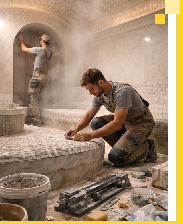 Профессиональный дизайн хамама и SPA под ключ в Переславле-Залесском