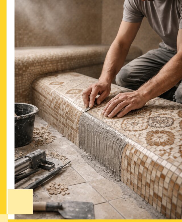 Плитка для хамама под ключ в Переславле-Залесском от 3633 р. | ЭриданПрс