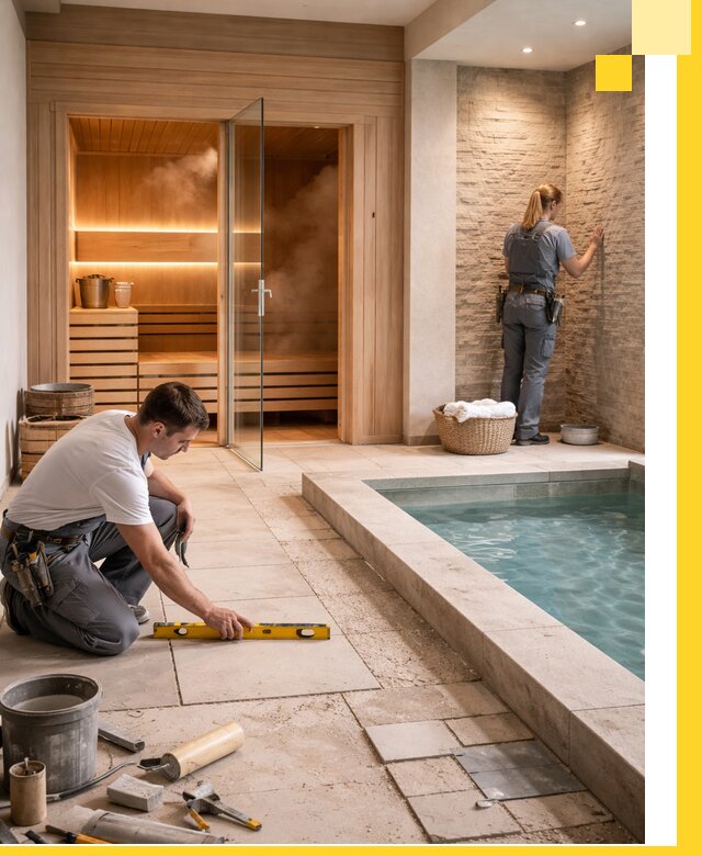 Комплексный дизайн и отделка интерьеров SPA под ключ в Переславле-Залесском